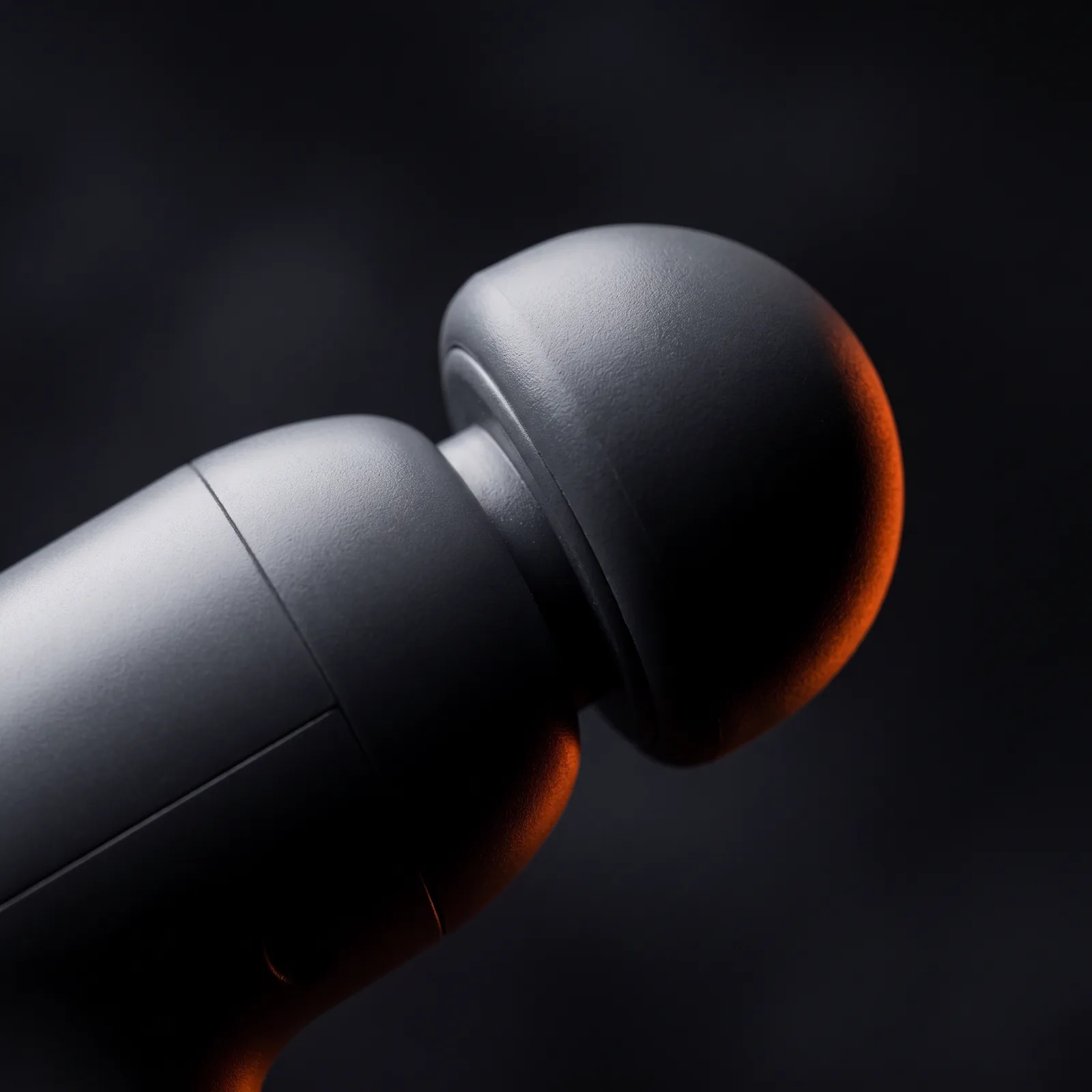 Extreme macro of the Knurl massage head